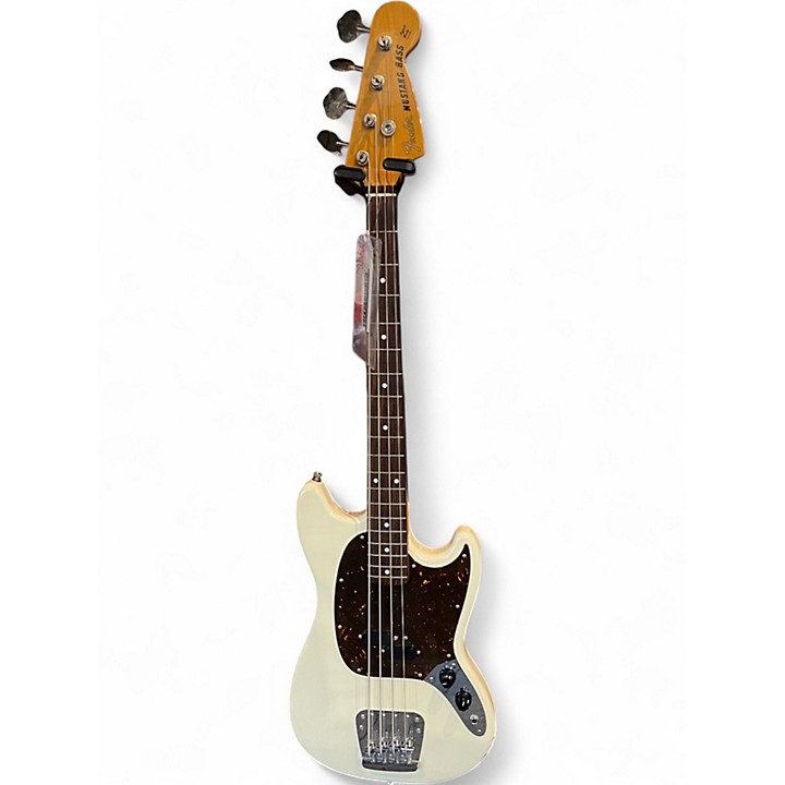 美品 Fender Japan mustang bass Used Fender MUSTANG BASS MIJ White Electric Bass Guitar