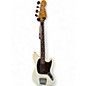 Used Fender MUSTANG BASS MIJ White Electric Bass Guitar thumbnail