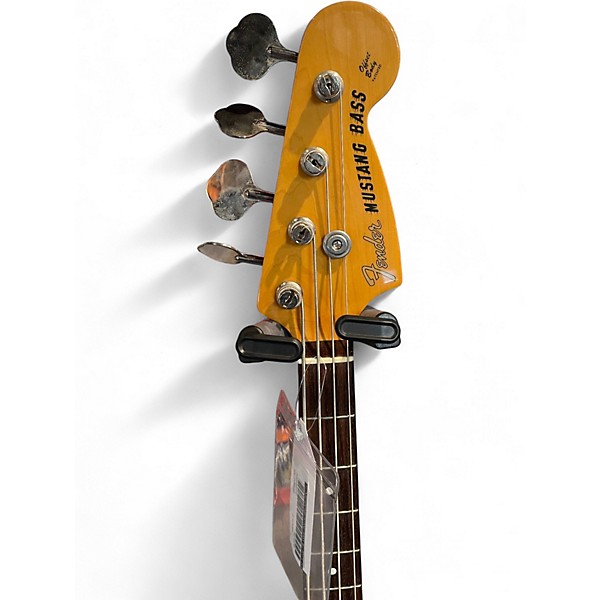 Used Fender MUSTANG BASS MIJ White Electric Bass Guitar