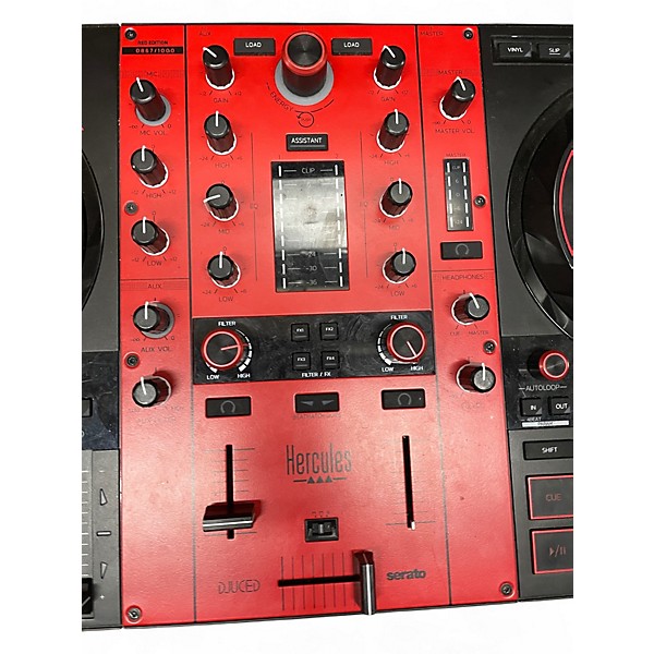 Used Hercules DJ impulse 500 red edition DJ Controller
