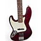 Used 2004 Fender Standard Jazz Bass Candy Apple Red Electric Bass Guitar