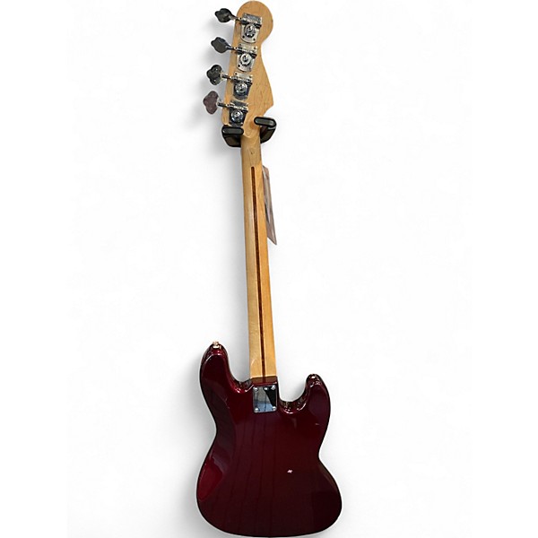 Used 2004 Fender Standard Jazz Bass Candy Apple Red Electric Bass Guitar