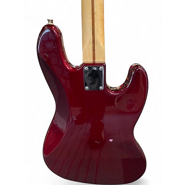 Used 2004 Fender Standard Jazz Bass Candy Apple Red Electric Bass Guitar