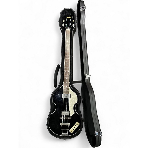 Used Hofner 500/1 Violin Black Electric Bass Guitar
