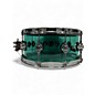 Used DW 14X6.5 Design Series Acrylic Snare Trans Blue Drum