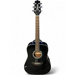 Used Takamine GD30 Black Acoustic Guitar