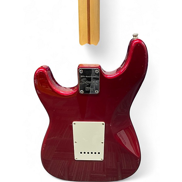 Used Squier Standard Stratocaster Red Solid Body Electric Guitar