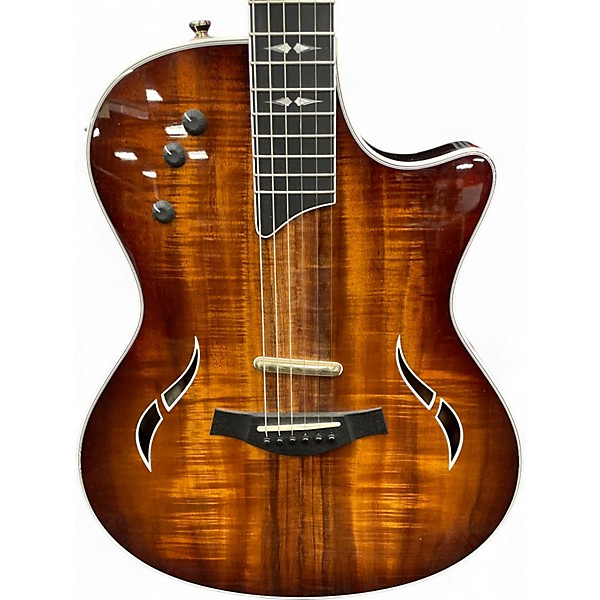 Used Taylor T5 CUSTOM Natural Acoustic Electric Guitar