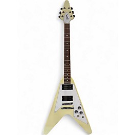 Used 2023 Gibson '70s Flying V White Solid Body Electric Guitar
