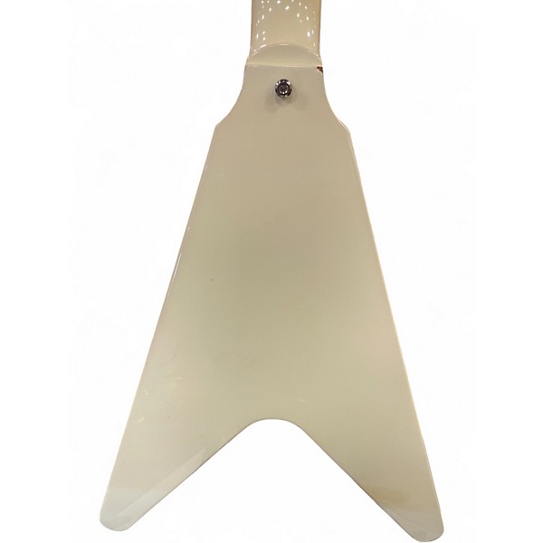 Used 2023 Gibson '70s Flying V White Solid Body Electric Guitar