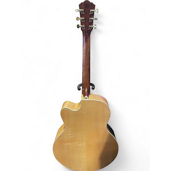 Used Washburn HJ40SCE Natural Acoustic Electric Guitar