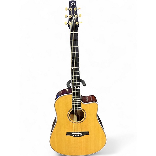 Used Seagull Artist Mosaic CW Natural Acoustic Electric Guitar