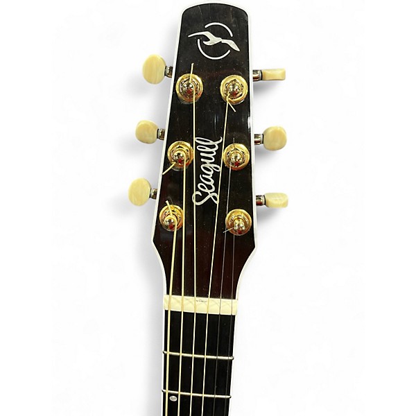 Used Seagull Artist Mosaic CW Natural Acoustic Electric Guitar