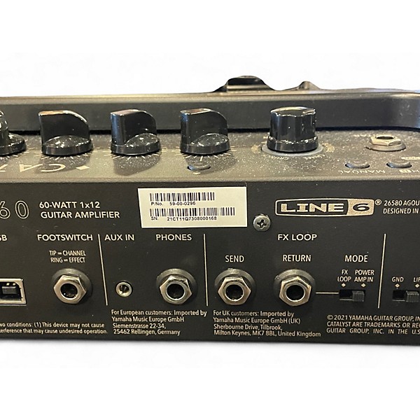 Used Line 6 CATALYST 60 Guitar Power Amp