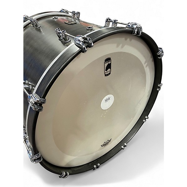Used Mapex 7 Piece Black Panther Design Labs Equinox Satin Flat Black Drum Kit