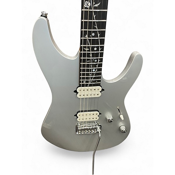 Used Ibanez TOD10 Silver Solid Body Electric Guitar Silver