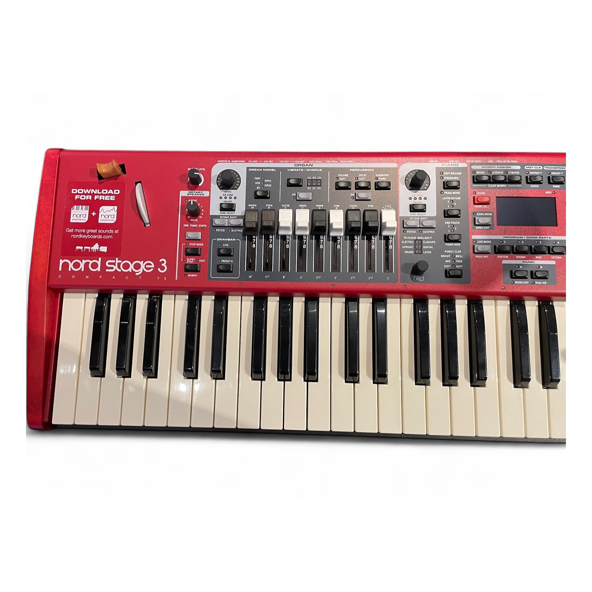 ⭐︎超美品⭐︎ nord stage 3 compact 73 Nord Stage 3 Compact 73-Key Semi-Weighted Keyboard – Chicago