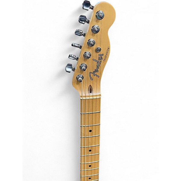 Used Fender American Deluxe Ash Telecaster Blonde Solid Body Electric Guitar