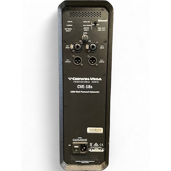 Used Cerwin-Vega CVE18S Powered Subwoofer