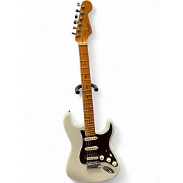 Used Fender American Ultra Stratocaster HSS Arctic Pearl Solid Body Electric Guitar