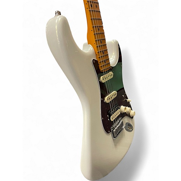 Used Fender American Ultra Stratocaster HSS Arctic Pearl Solid Body Electric Guitar