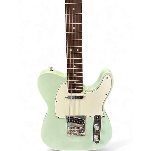 Used Squier Telecaster Surf Green Solid Body Electric Guitar