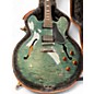 Used Gibson ES 335 Turqoise Hollow Body Electric Guitar