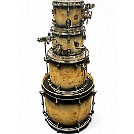 Used PDP by DW 4 Piece LIMITED EDITION MAPA BURL SHELL PACK MAPA BURL Drum Kit