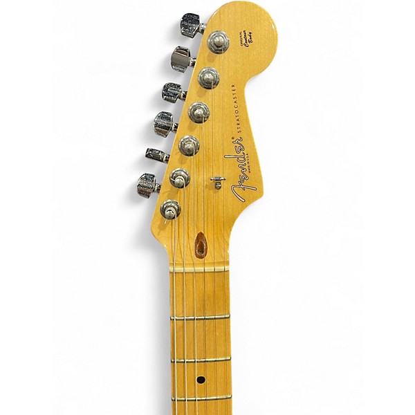 Used Fender American Standard Stratocaster Black Solid Body Electric Guitar