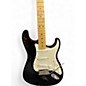 Used Fender American Standard Stratocaster Black Solid Body Electric Guitar