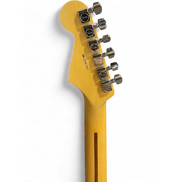 Used Fender American Standard Stratocaster Black Solid Body Electric Guitar