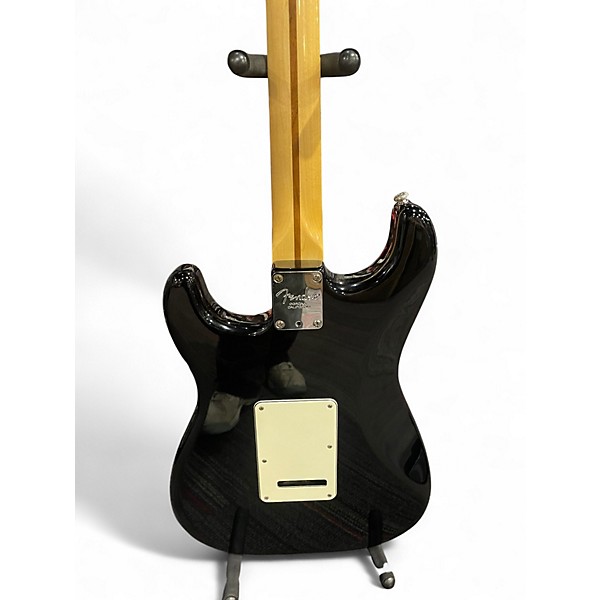 Used Fender American Standard Stratocaster Black Solid Body Electric Guitar