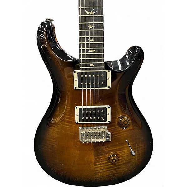 Used PRS Custom 24 Carved Figured Maple Top With Gen 3 Tremolo Goldburst Solid Body Electric Guitar