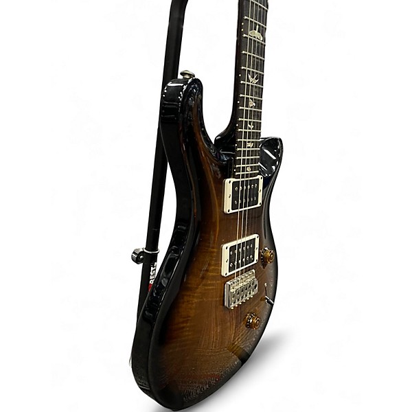 Used PRS Custom 24 Carved Figured Maple Top With Gen 3 Tremolo Goldburst Solid Body Electric Guitar