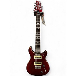 Used PRS SE SVN Cherry Solid Body Electric Guitar