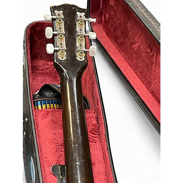 Vintage 1950s Gibson J45 Standard 2 Color Sunburst Acoustic Electric Guitar