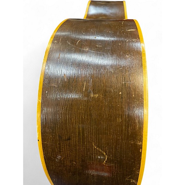 Vintage 1950s Gibson J45 Standard 2 Color Sunburst Acoustic Electric Guitar