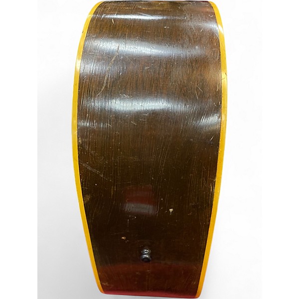 Vintage 1950s Gibson J45 Standard 2 Color Sunburst Acoustic Electric Guitar