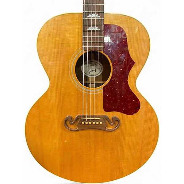 Used Gibson SJ200 Studio Super Jumbo Natural Acoustic Electric Guitar