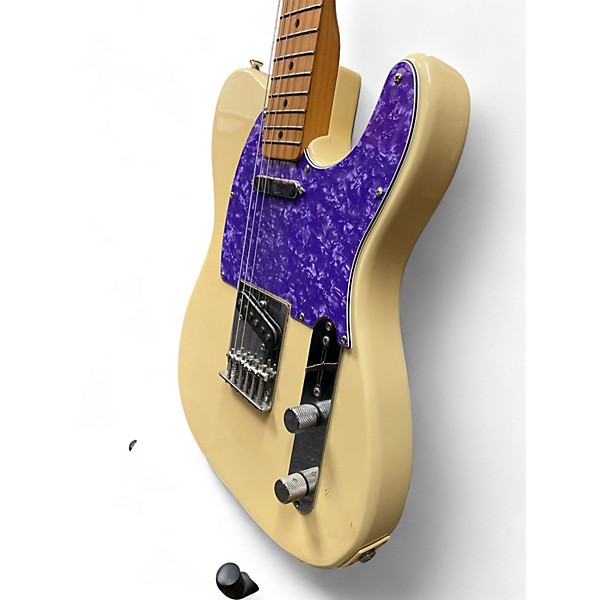 Used Fender TELECASTER Cream Solid Body Electric Guitar