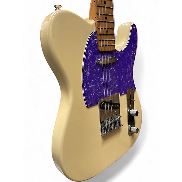 Used Fender TELECASTER Cream Solid Body Electric Guitar