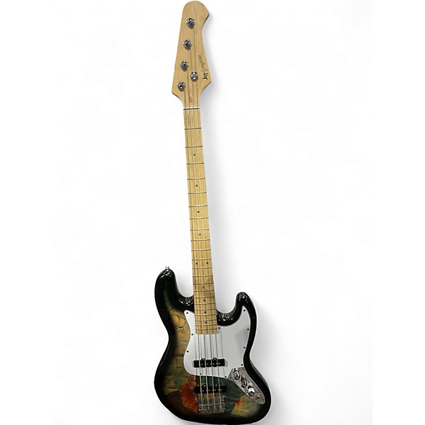 Used Leo Jaymez JB400 Custom Graphic Electric Bass Guitar
