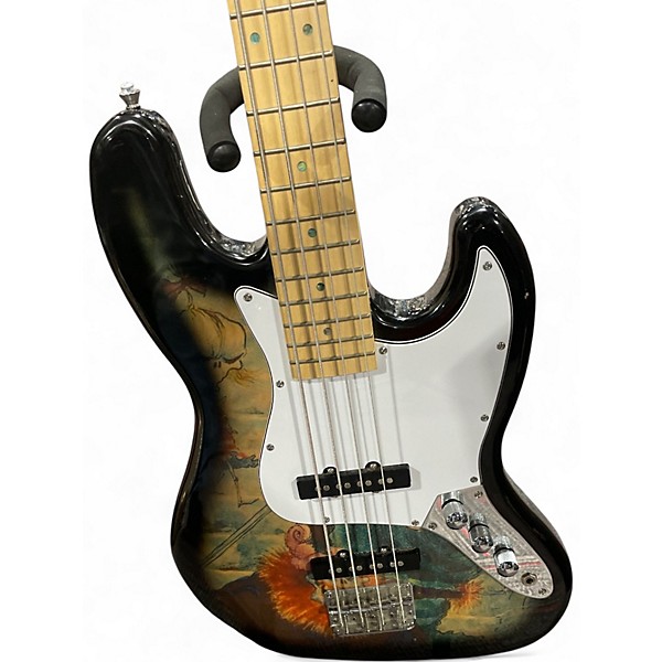 Used Leo Jaymez JB400 Custom Graphic Electric Bass Guitar
