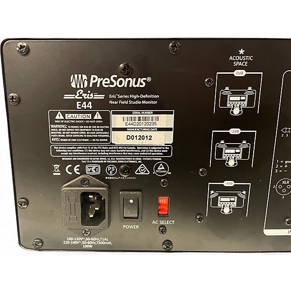 Used PreSonus Eris E44 Powered Monitor