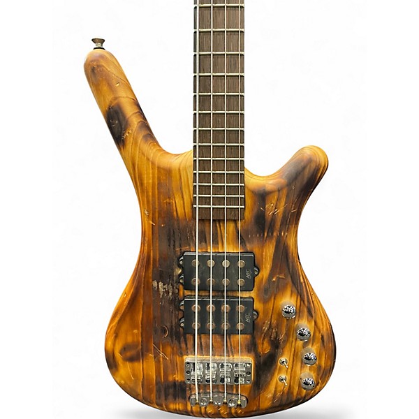 Used Warwick TEAMBUILT CORVETTE $$ NATURAL Electric Bass Guitar