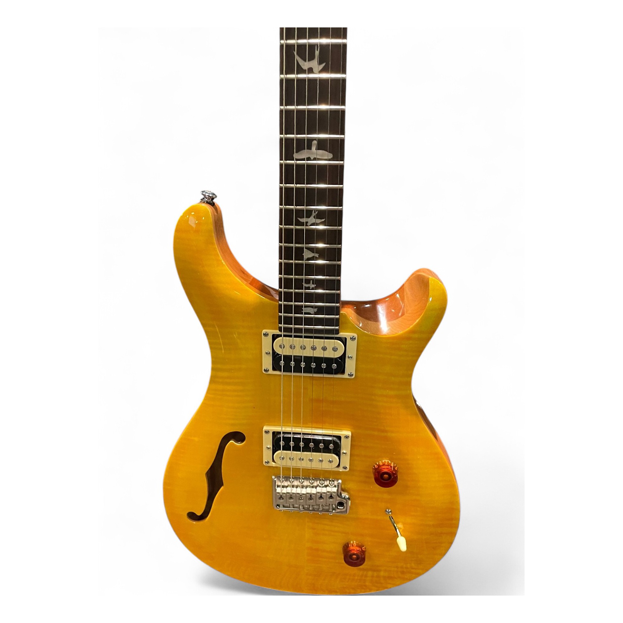 Used PRS SE Custom 22 Semi-Hollowbody SANTANA YELLOW Hollow