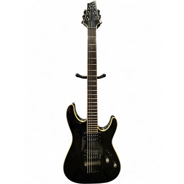 Used Schecter Guitar Research Blackjack C1 EX Black Solid Body Electric Guitar