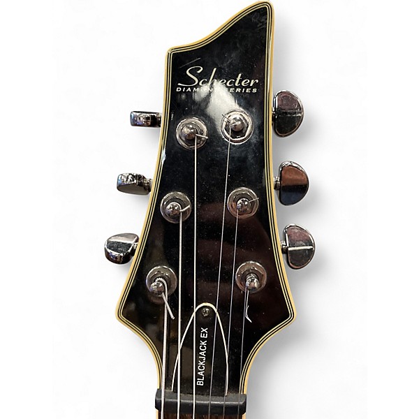 Used Schecter Guitar Research Blackjack C1 EX Black Solid Body Electric Guitar