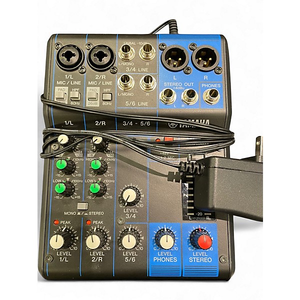 Used Yamaha MG06 Unpowered Mixer