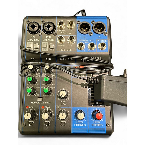 Used Yamaha MG06 Unpowered Mixer
